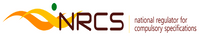 Logo of NRCS. National Regulator for Compulsory Specifications. 