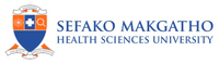 Logo of Sefako Makgatho Health Sciences University with a shield design and text.